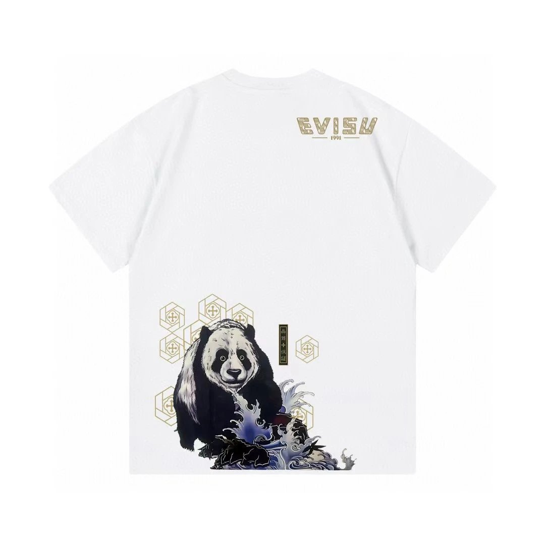 Evisu Daruma Graphic Print Red T-Shirt - 29