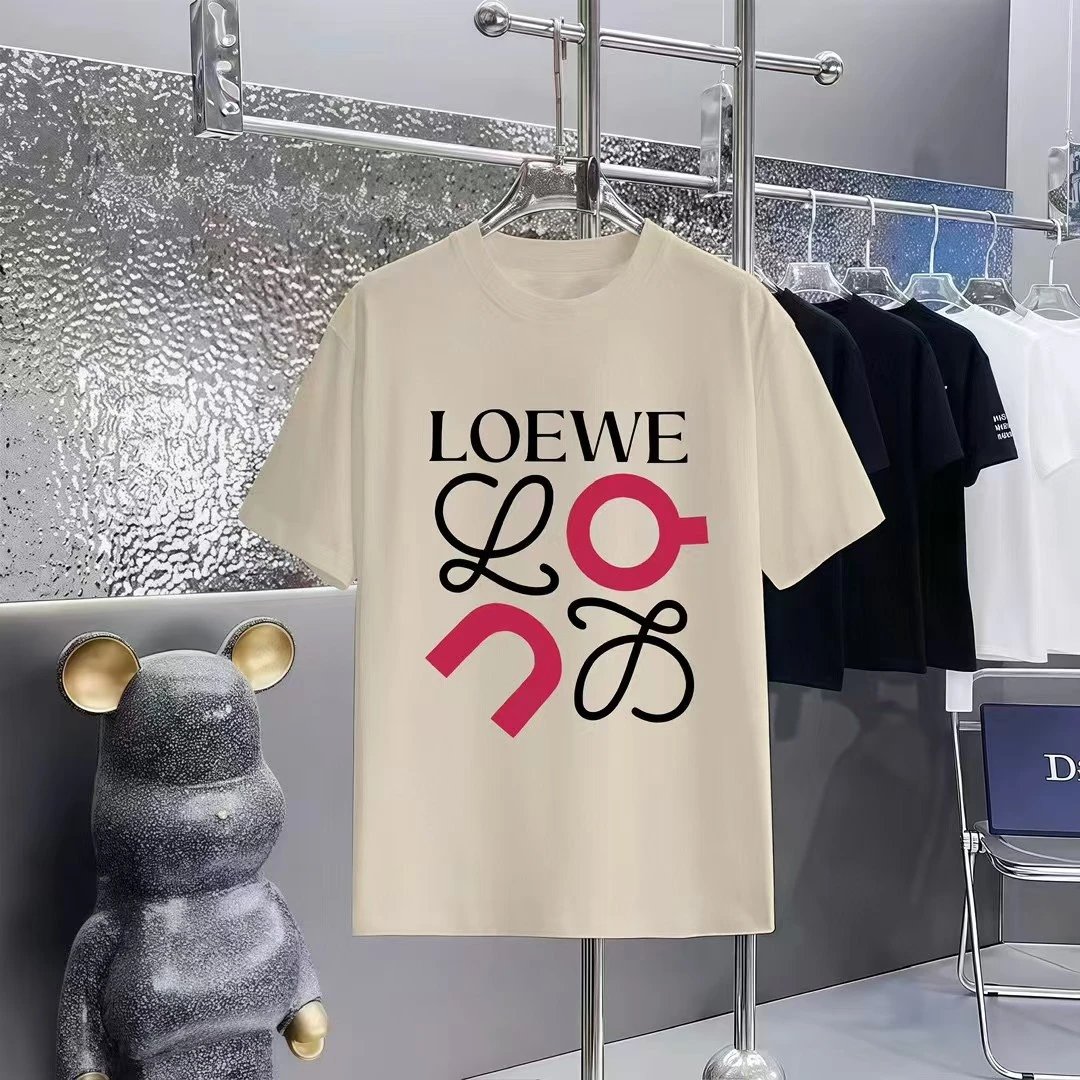 Loewe Puzzle Logo Print Black T-Shirt - 24