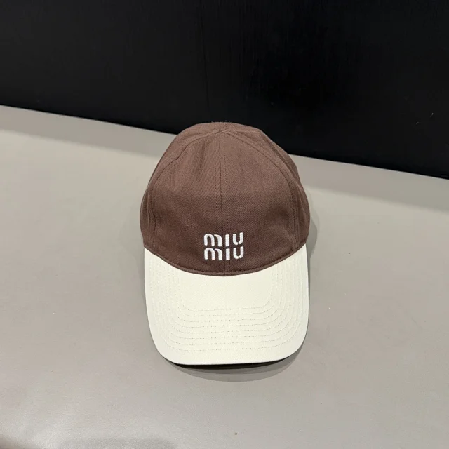 Miu Hats Distressed Logo Baseball Cap product detail image 21