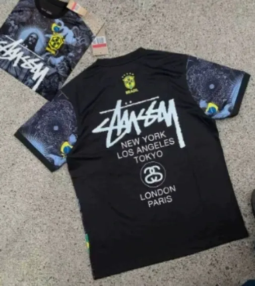 CBF Brazil National Team Training Jersey Black - 7
