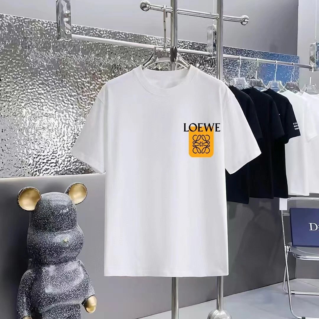 Loewe Puzzle Logo Print Black T-Shirt - 38