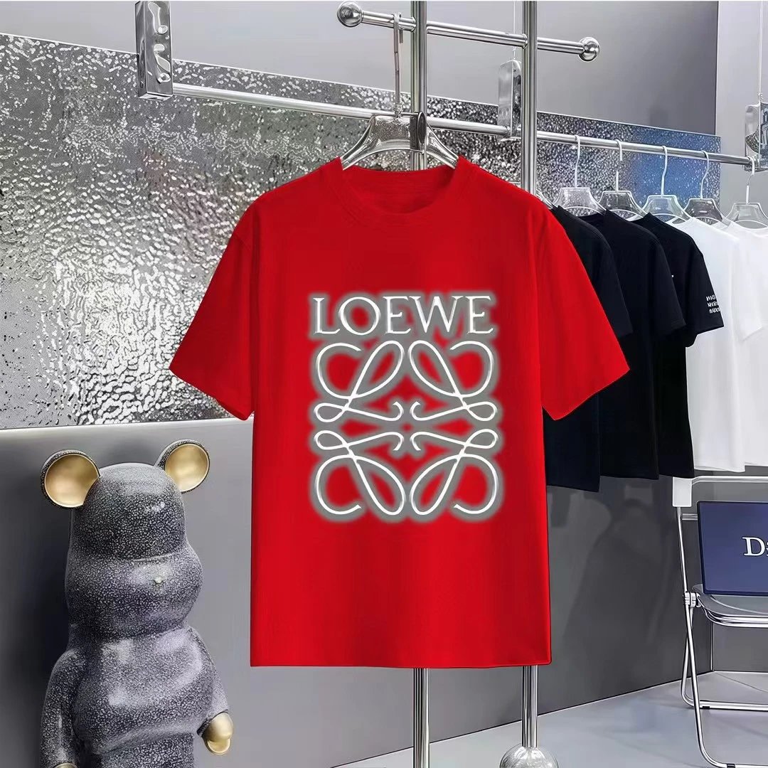 Loewe Puzzle Logo Print Black T-Shirt - 45