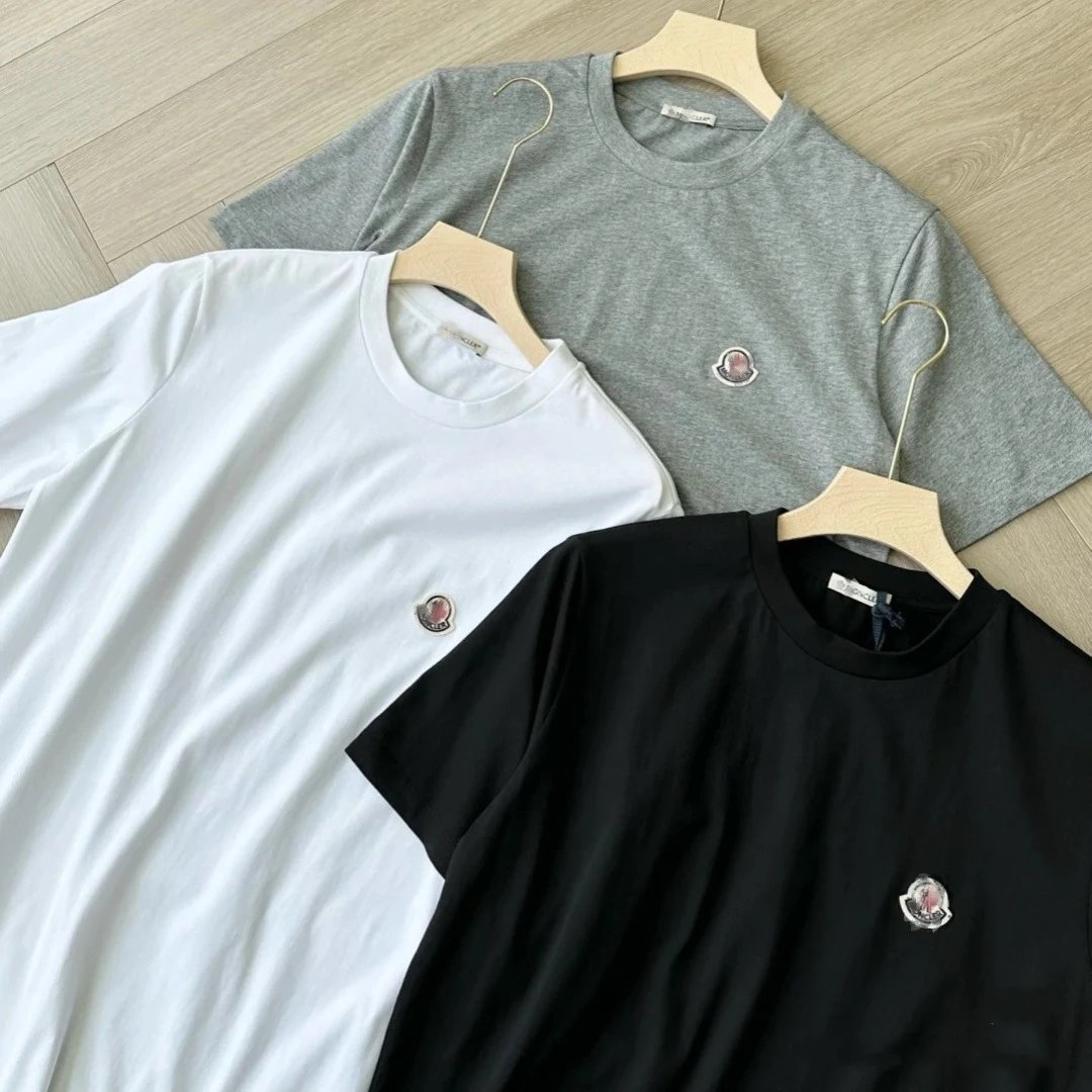Moncler Logo Patch Black T-Shirt - 6