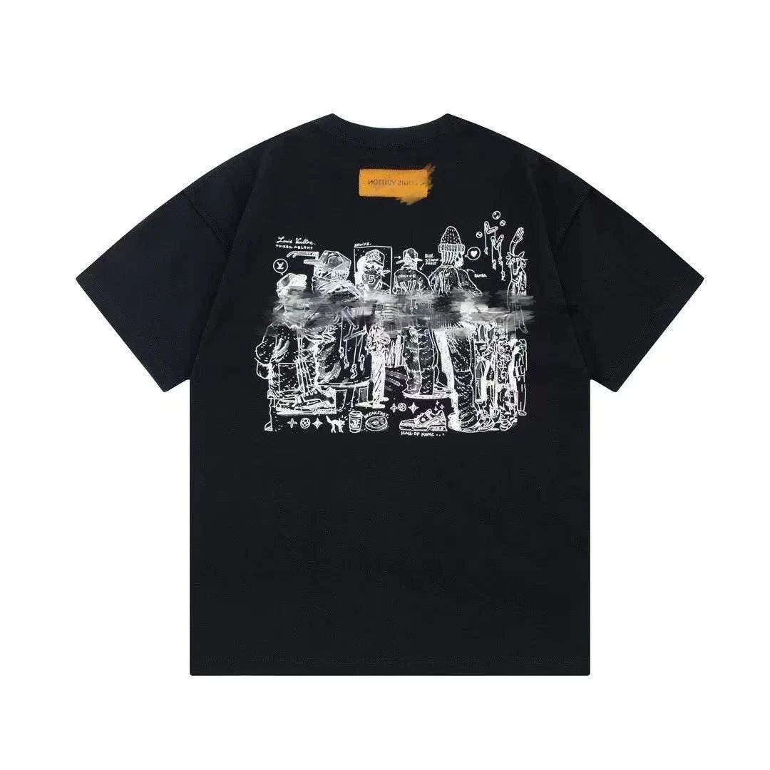 Balenciaga Wifi Heart T-Shirt Black - 13