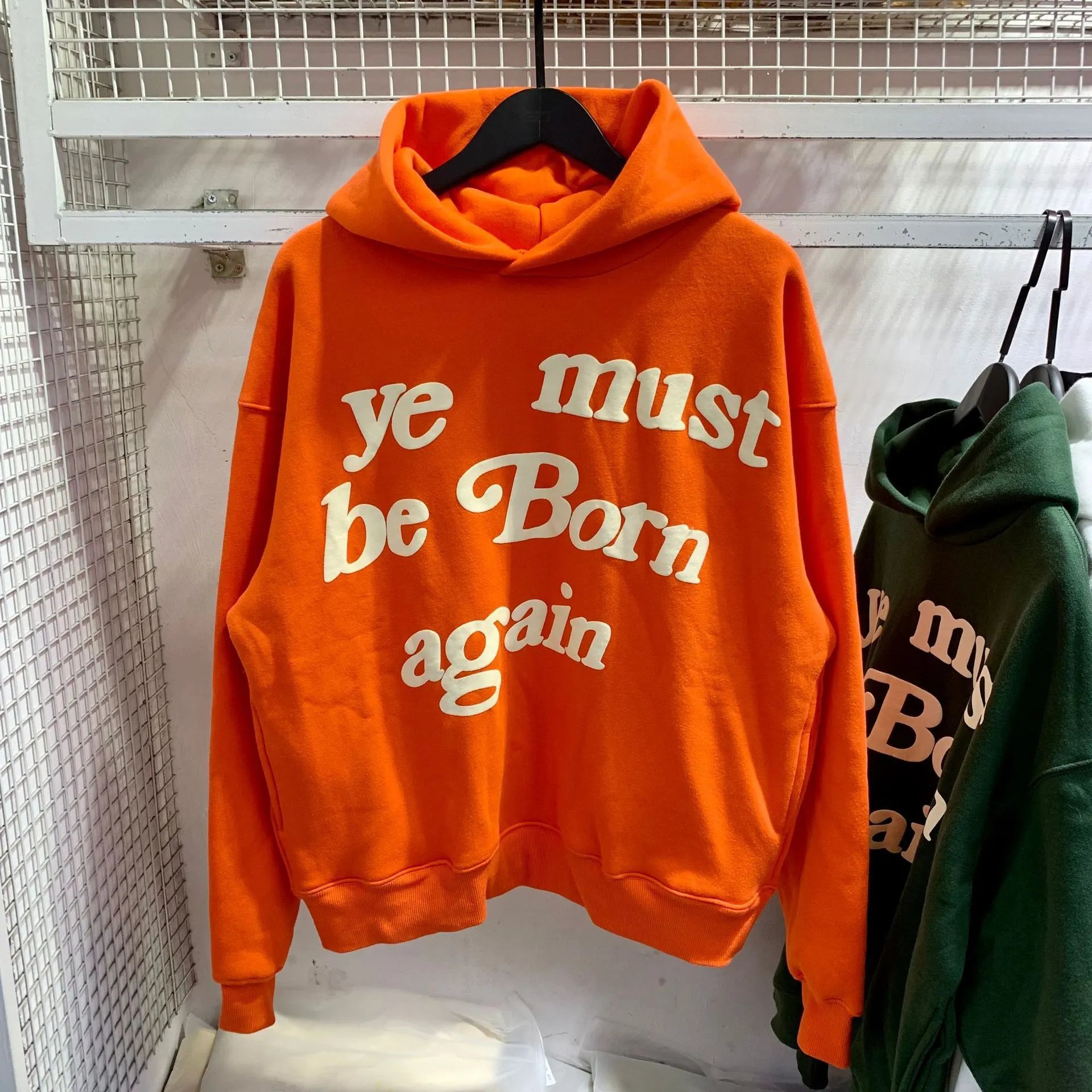 Design Ye Must Be Born Again Yellow Hoodie - 18