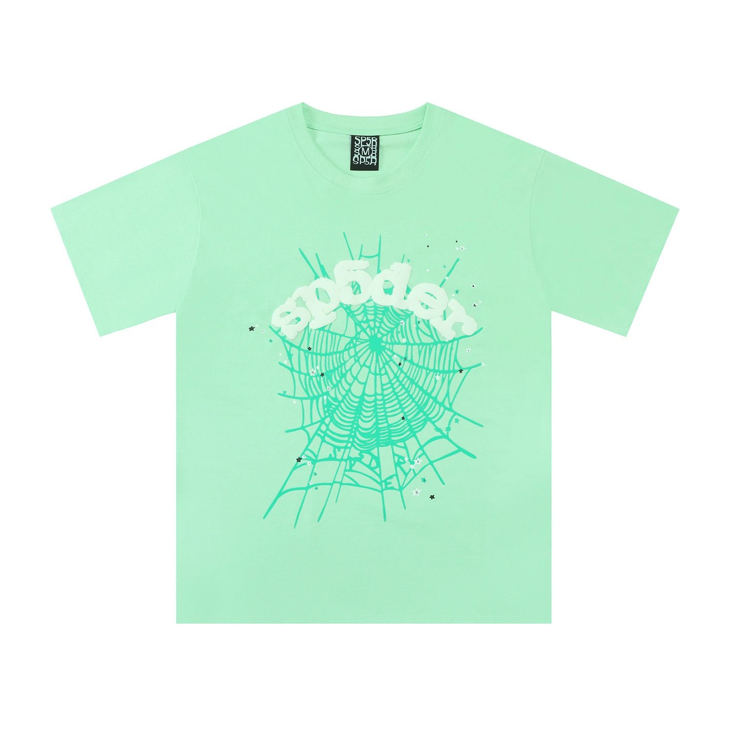 Spider! Spider Web 555 Graphic Black T-Shirt - 5
