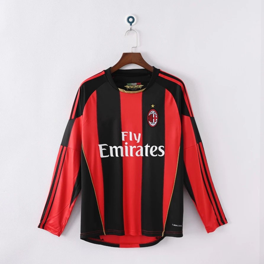 Juventus 1997-98 Home Jersey Black and White Striped Long Sleeve Football Shirt - 26