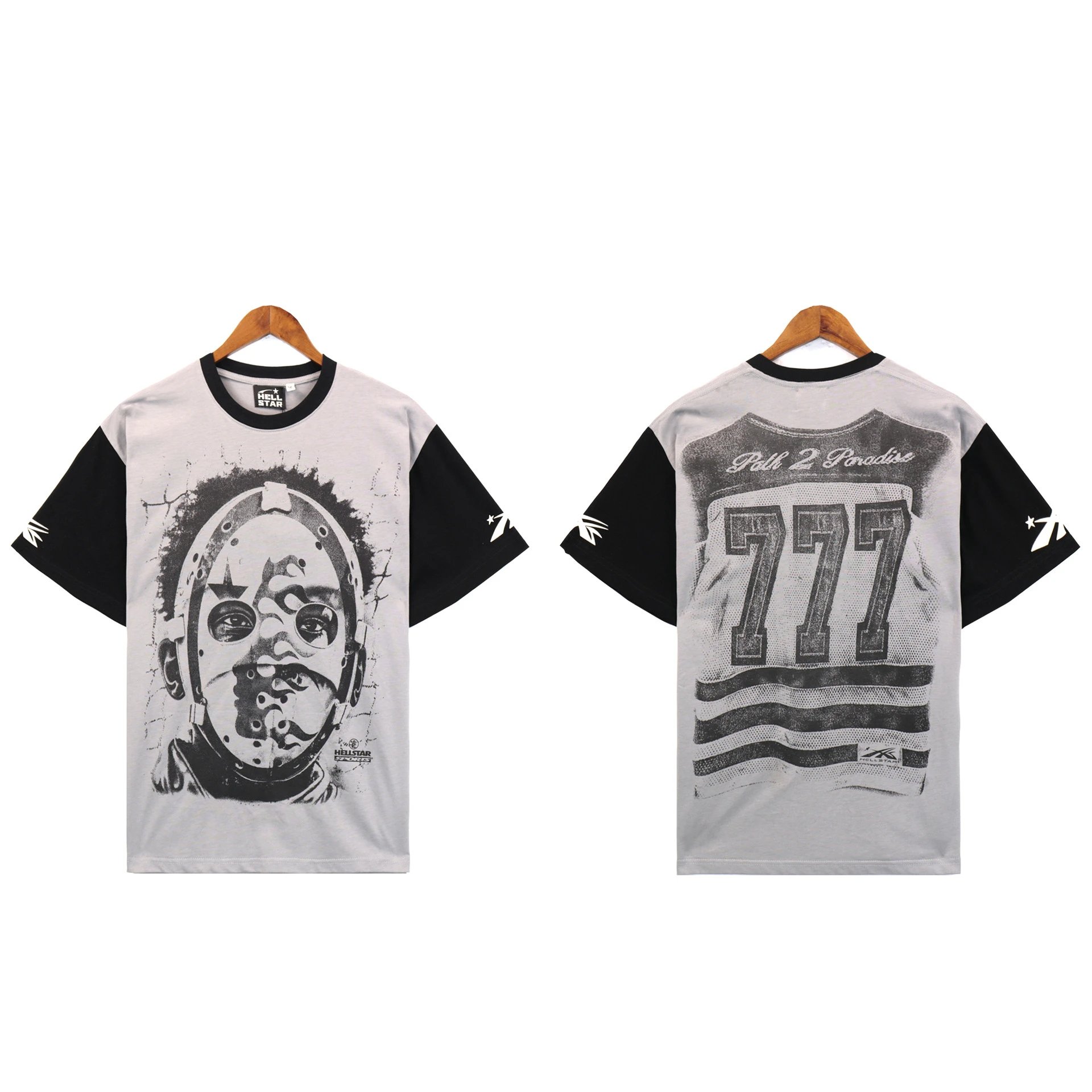 Hellstar Star Flame Graphic T-Shirt White - 18