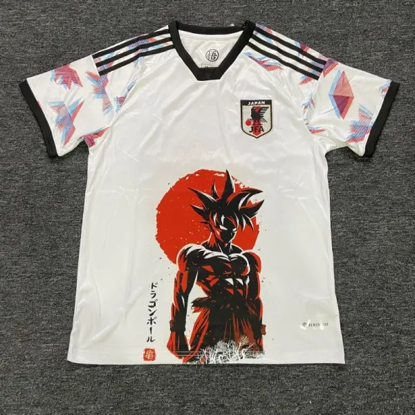 Japan Football Association x Dragon Ball Super Goku Graphic Jersey White - 1