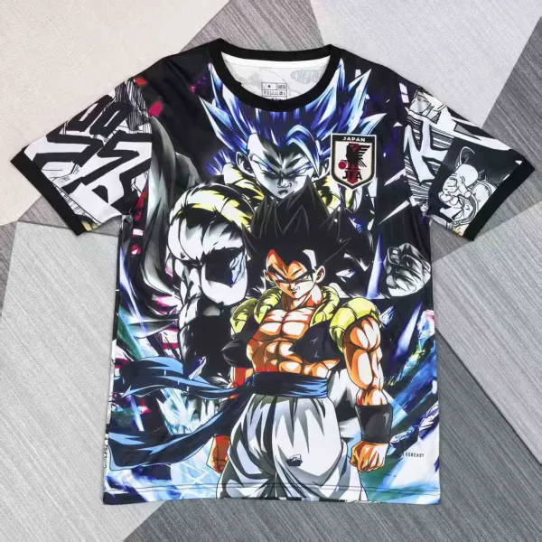 Design Dragon Ball Z x Japan Football Association Gogeta Graphic T-Shirt - 1