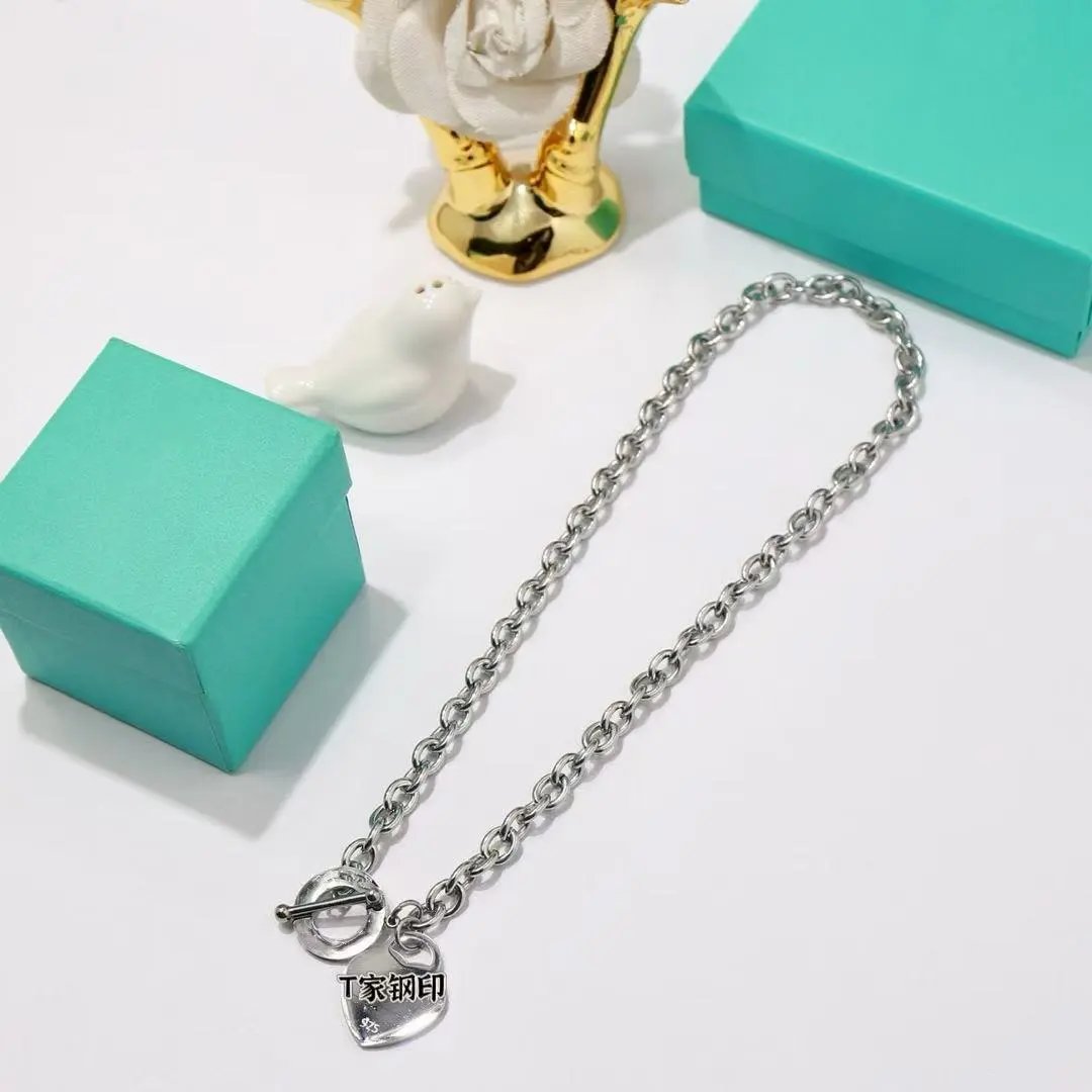 Tiffany & Co. Return to Tiffany Heart Tag Bracelet Gold Chain Bracelet Jewelry - 9
