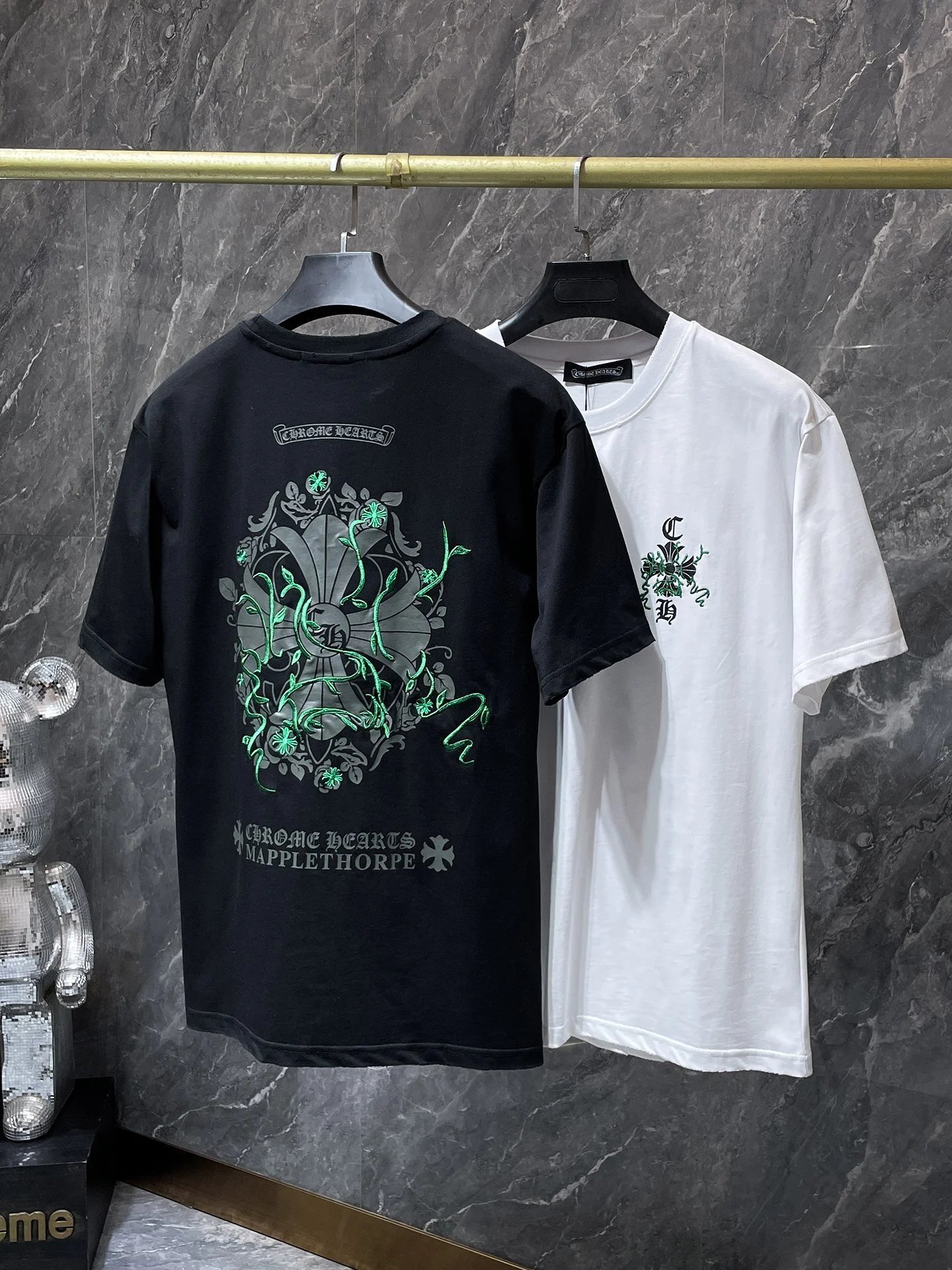 Chrome Hearts Rope Logo Black T-Shirt - 4