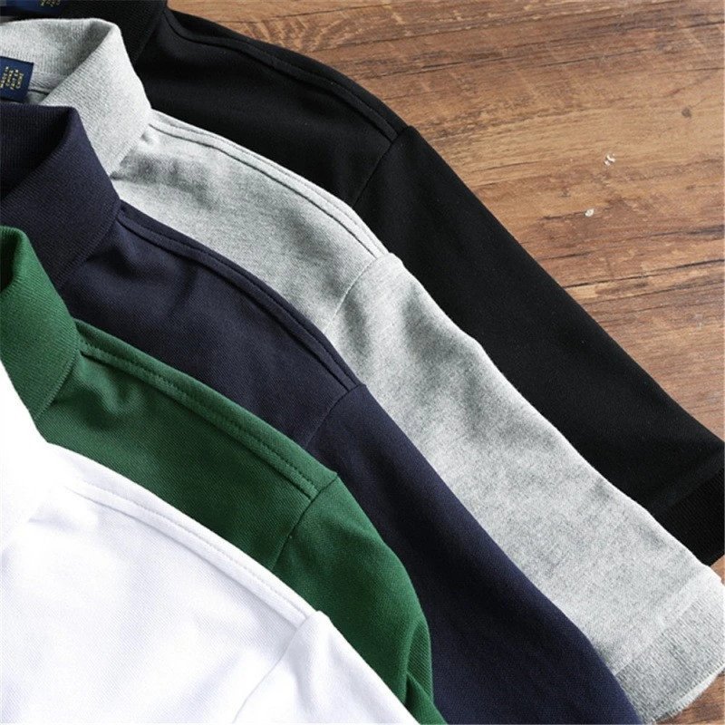 Design Classic Fit Mint Green Polo Shirt Tops Polo - 5