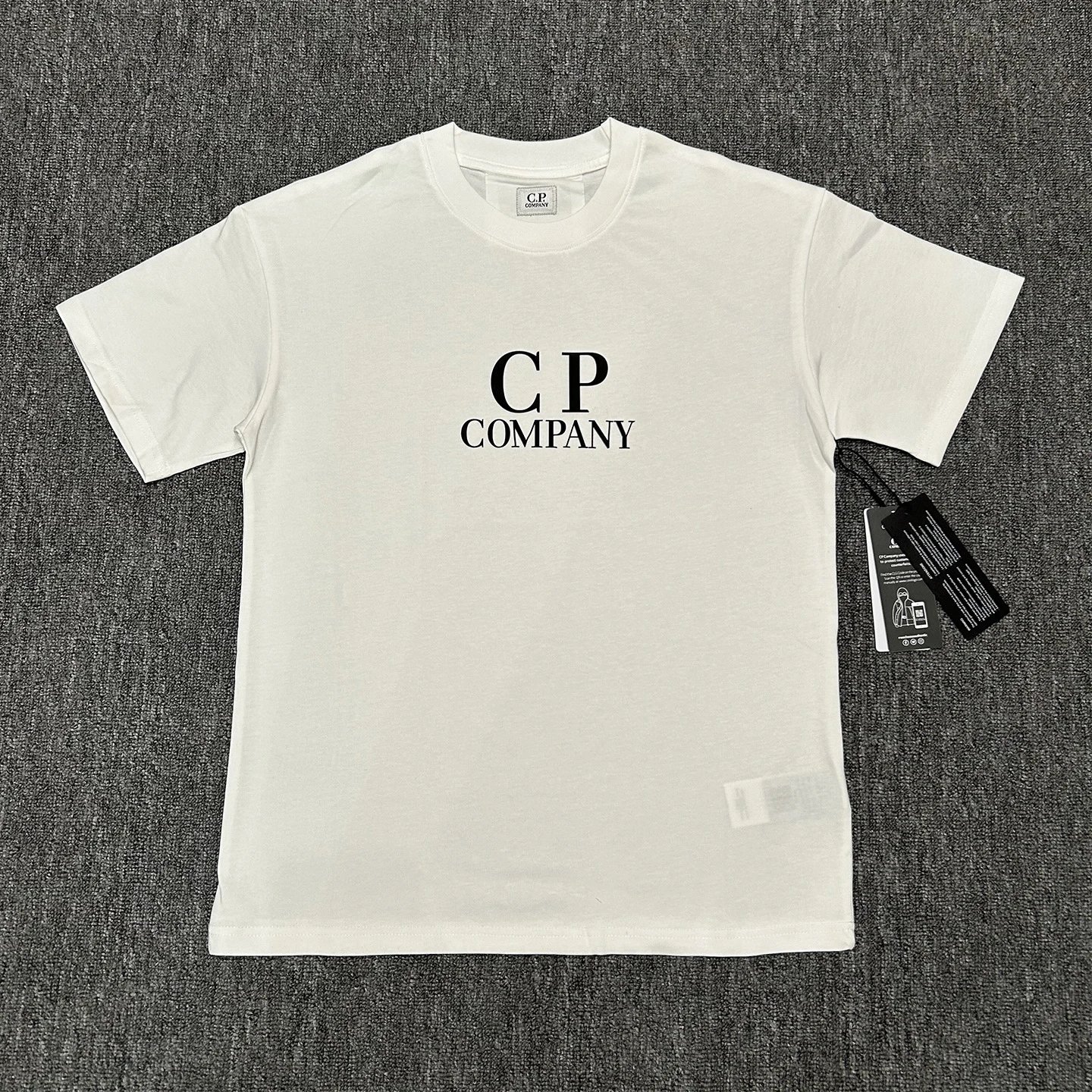 C.P. Company Patch Logo Black T-Shirt - 4