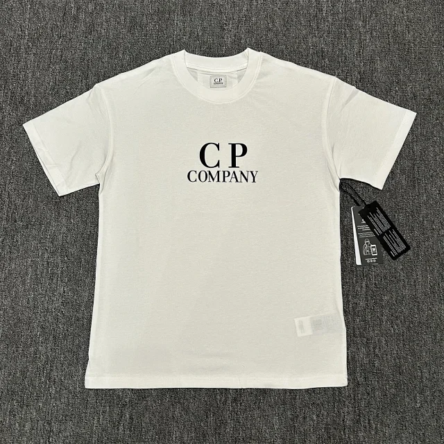 C.P. Company T-Shirts Logo Print Crewneck Short-Sleeve T-Shirt product detail image 3