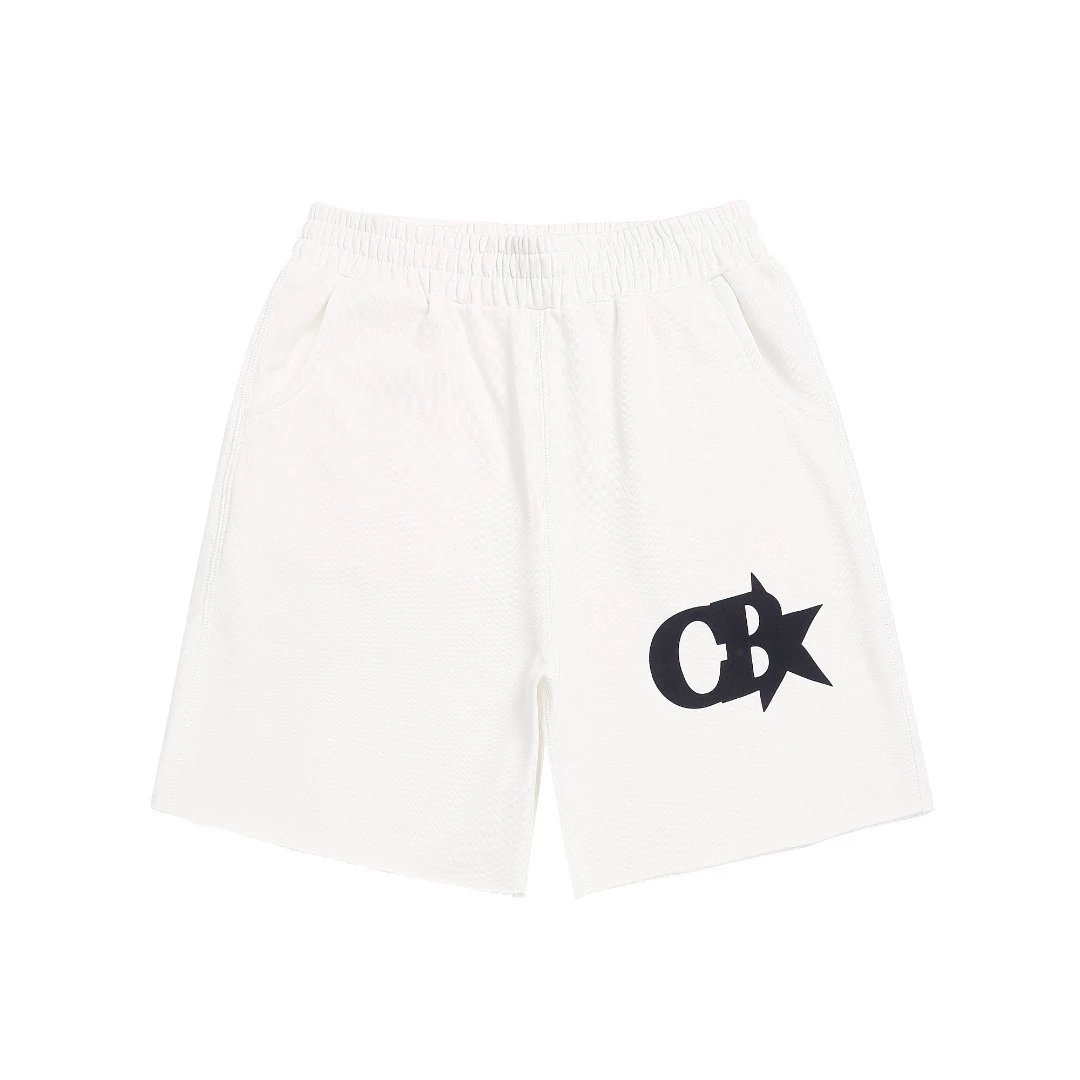 Cole Buxton Shorts CBX Logo Raw-Hem Sweat image 3