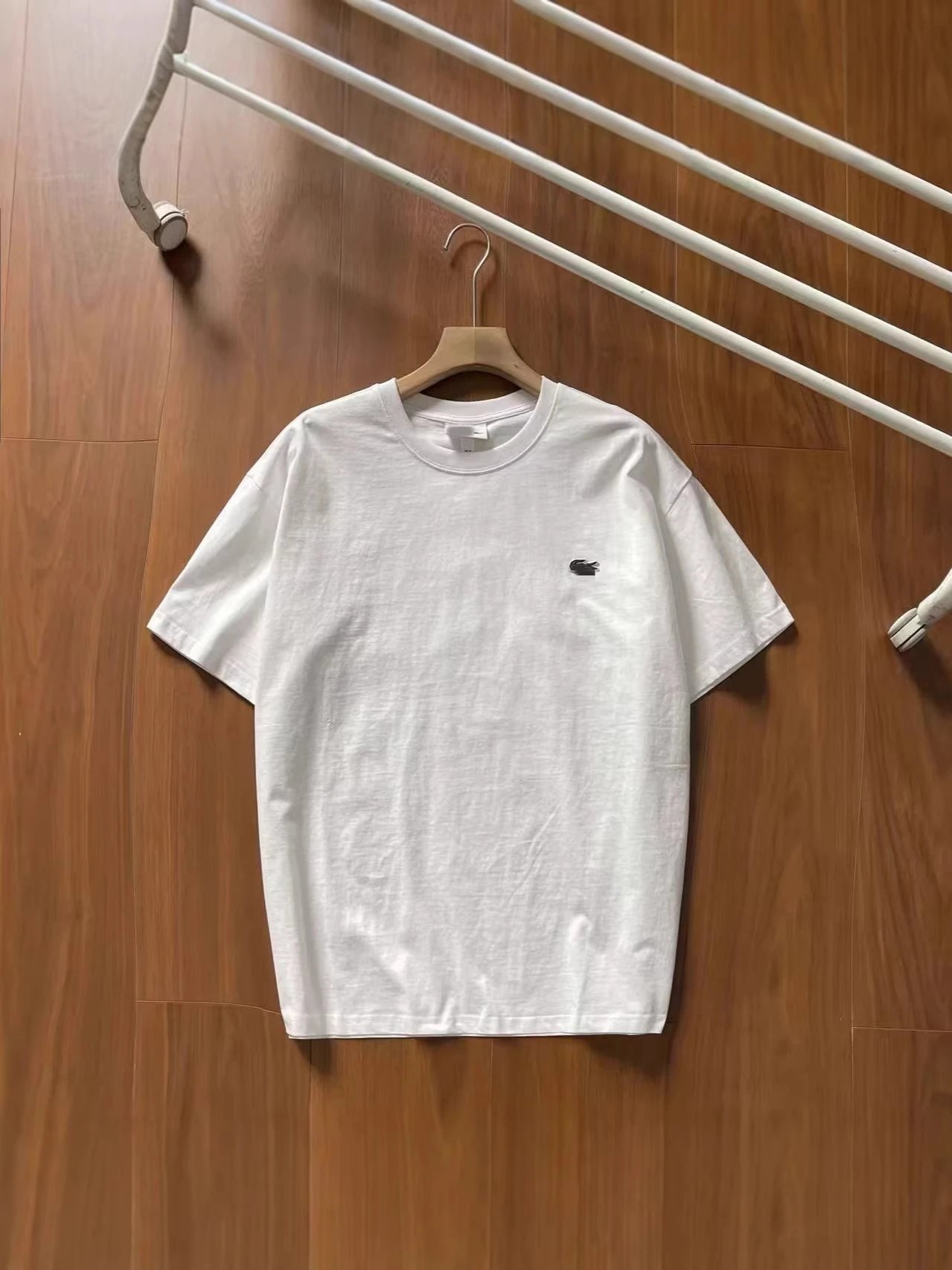 Lacoste Classic Crocodile Logo Navy T-Shirt - 9