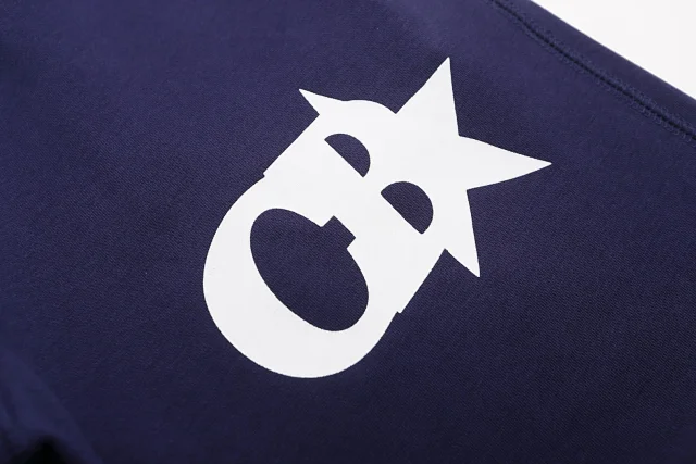 Cole Buxton Shorts CBX Logo Raw-Hem Sweat product detail image 7