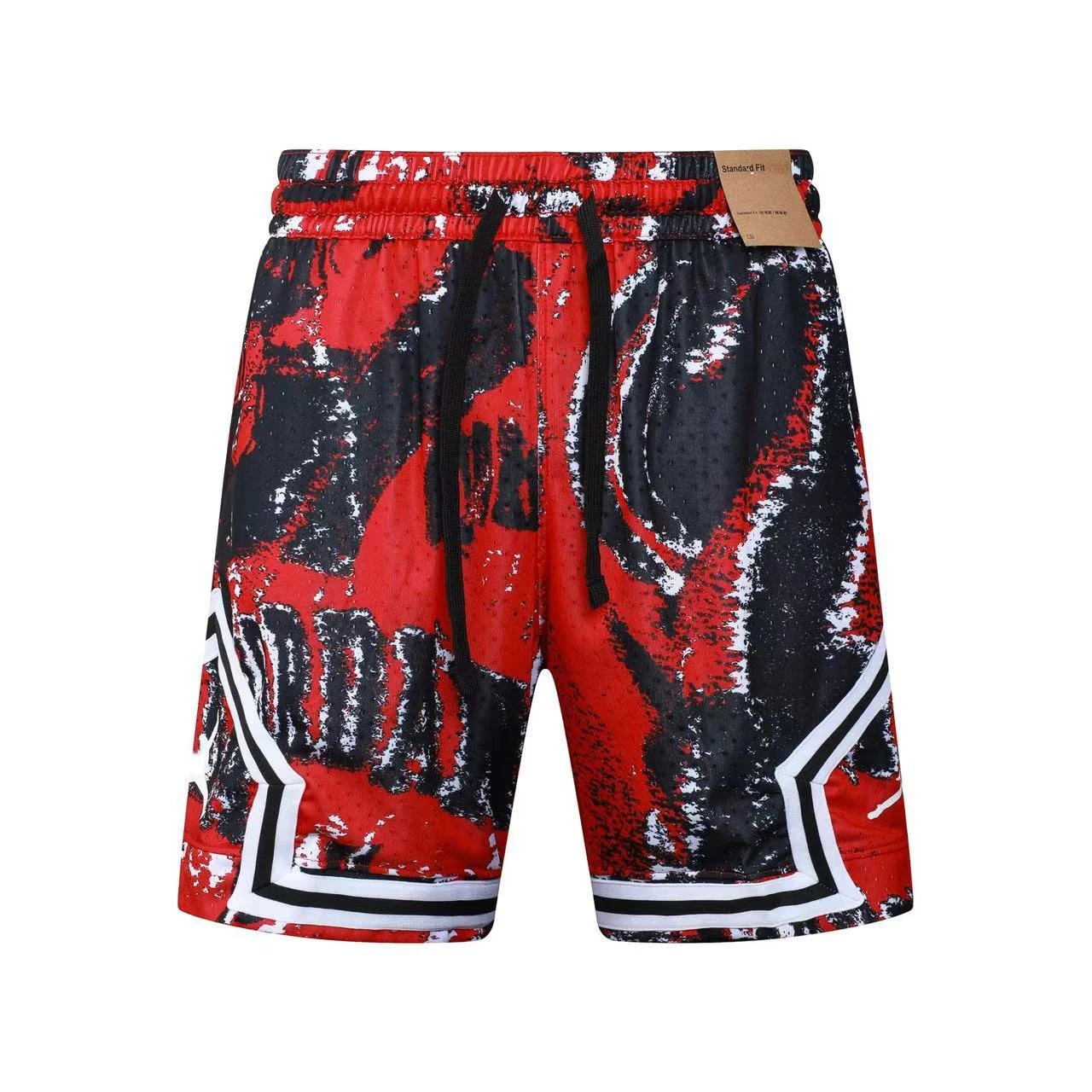 Design Camo Print Drawstring Shorts Multicolor Shorts - 7