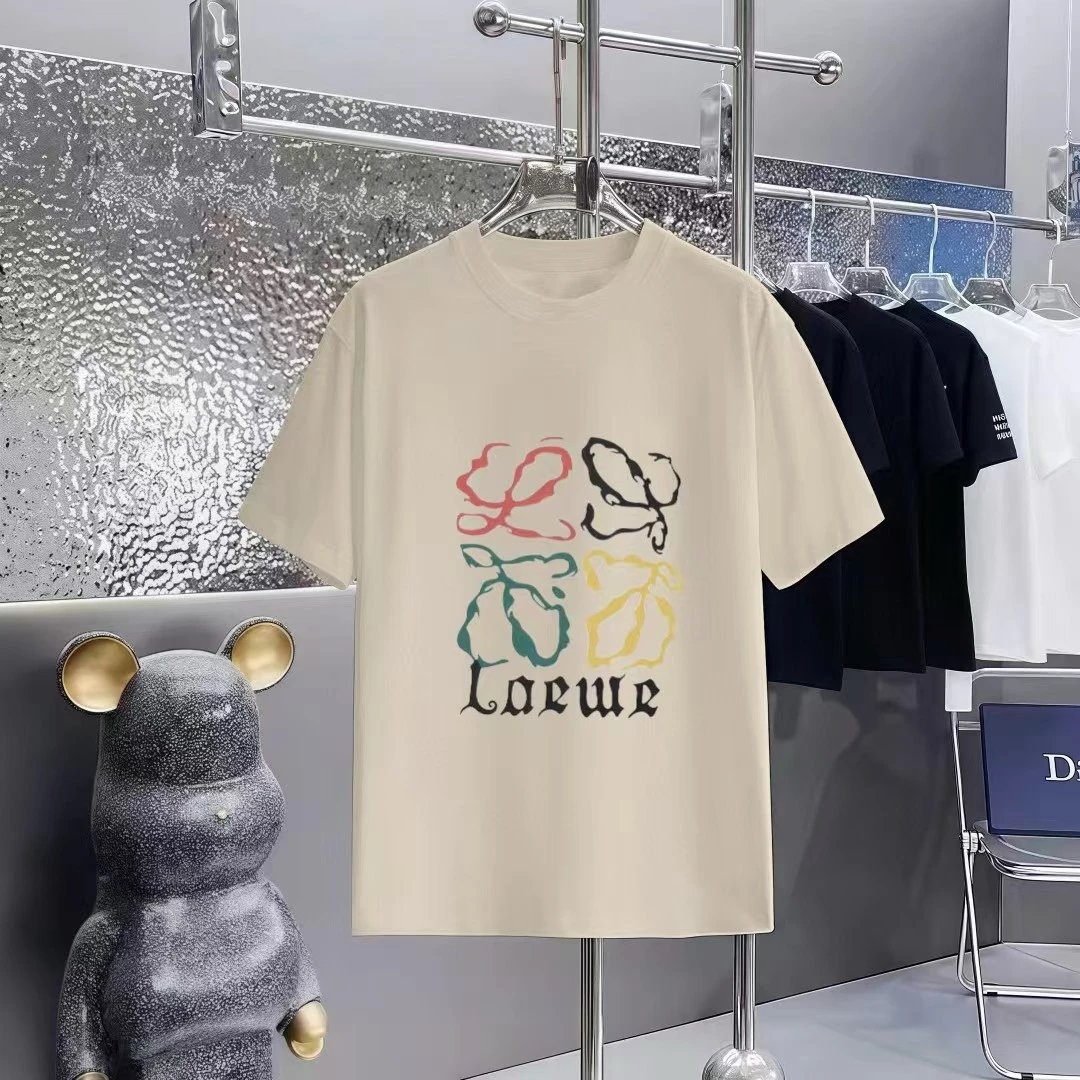 Loewe Puzzle Logo Print Black T-Shirt - 4
