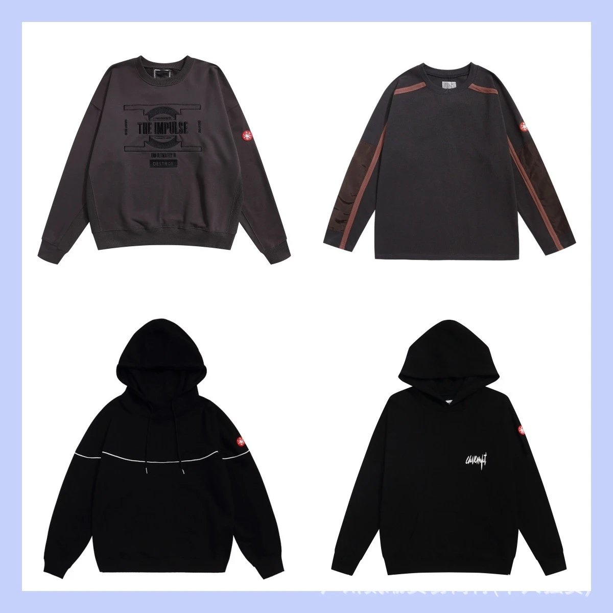 Design Cavempt Script Logo Black Hoodie - 2
