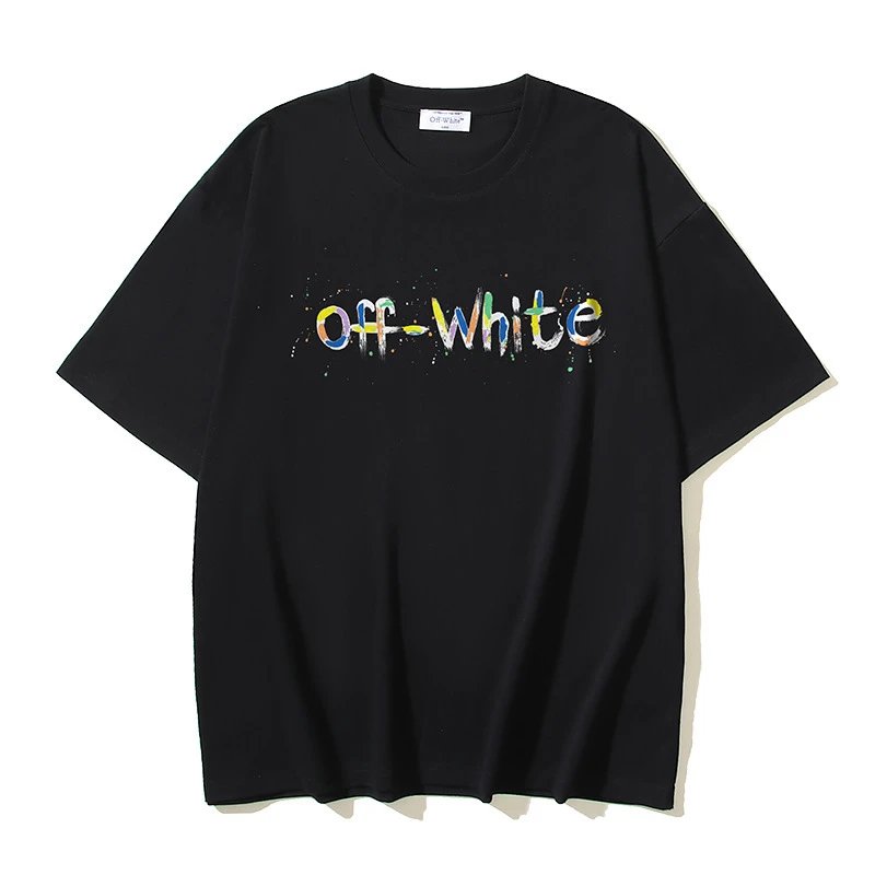 Off-White Arrow Outline Graphic T-Shirt Black - 23