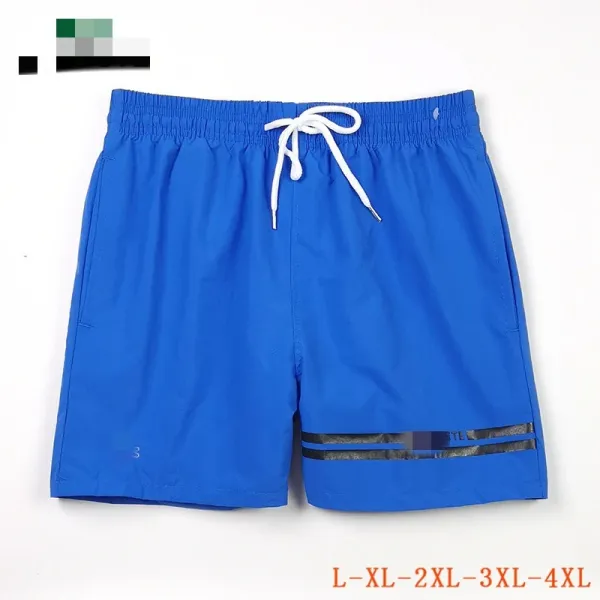 Design Boardshorts Blue with Reflective Stripes Swimwear - 1