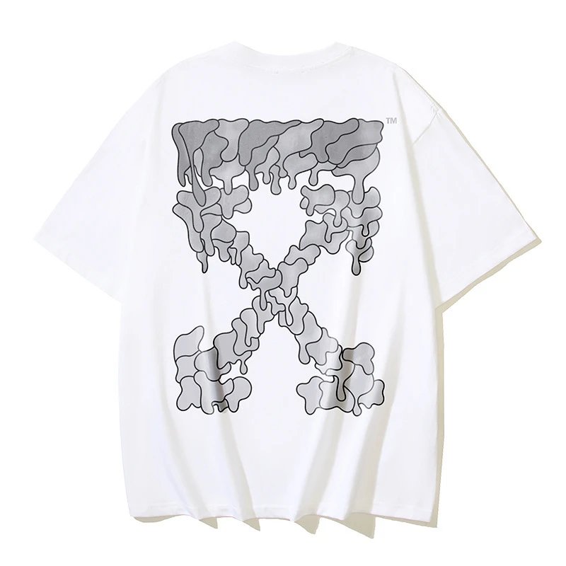 Off-White Arrow Outline Graphic T-Shirt Black - 13