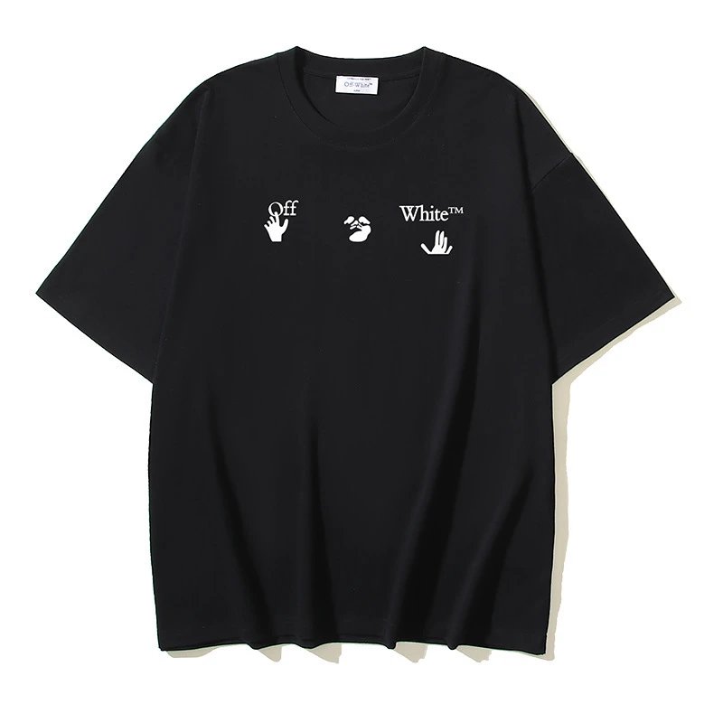 Off-White Arrow Outline Graphic T-Shirt Black - 14