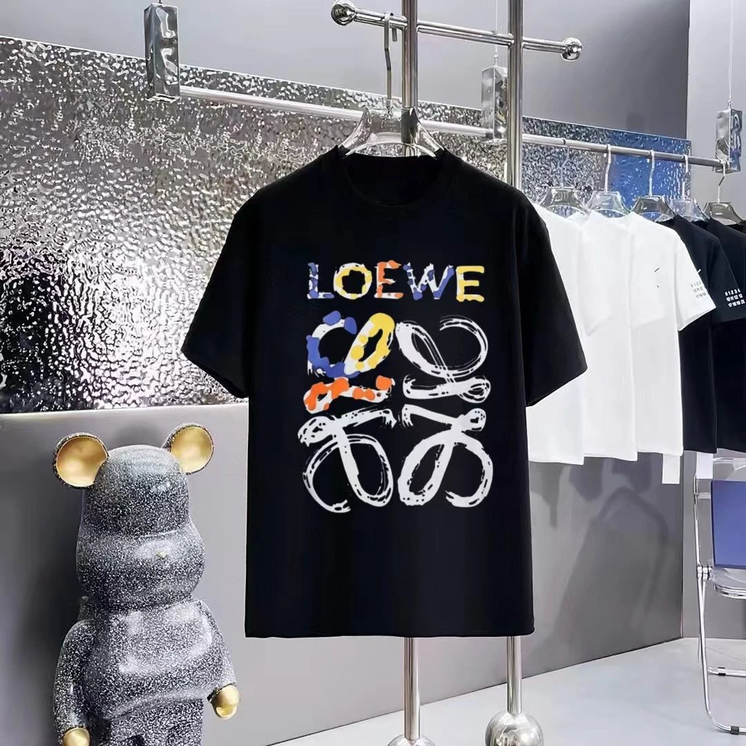 Loewe Puzzle Logo Print Black T-Shirt - 32