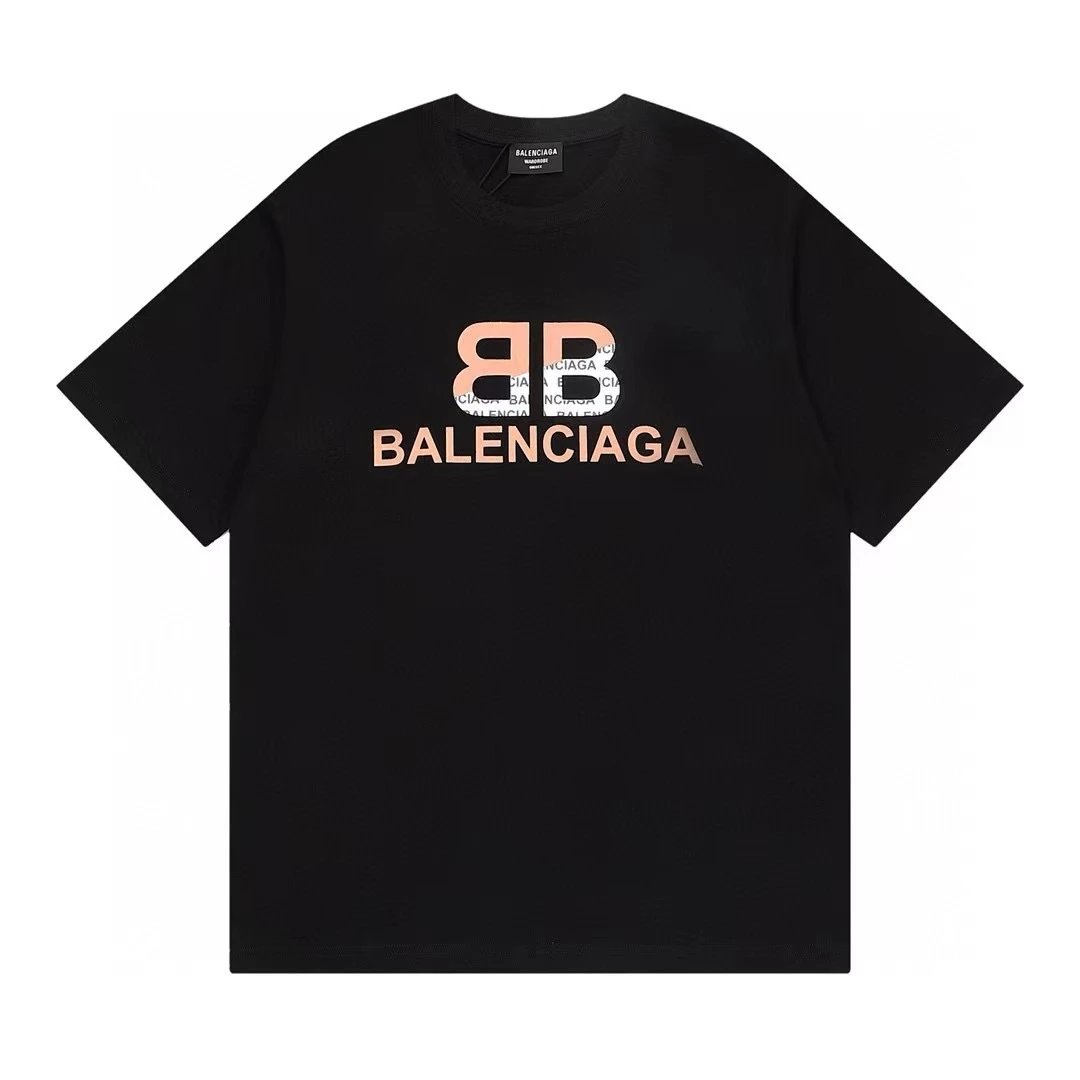 Balenciaga T-Shirts Logo Print Crew Neck image 5