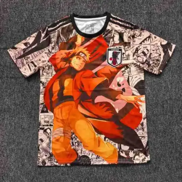 Naruto x Japan Football Association Graphic Print T-Shirt Multicolor - 1