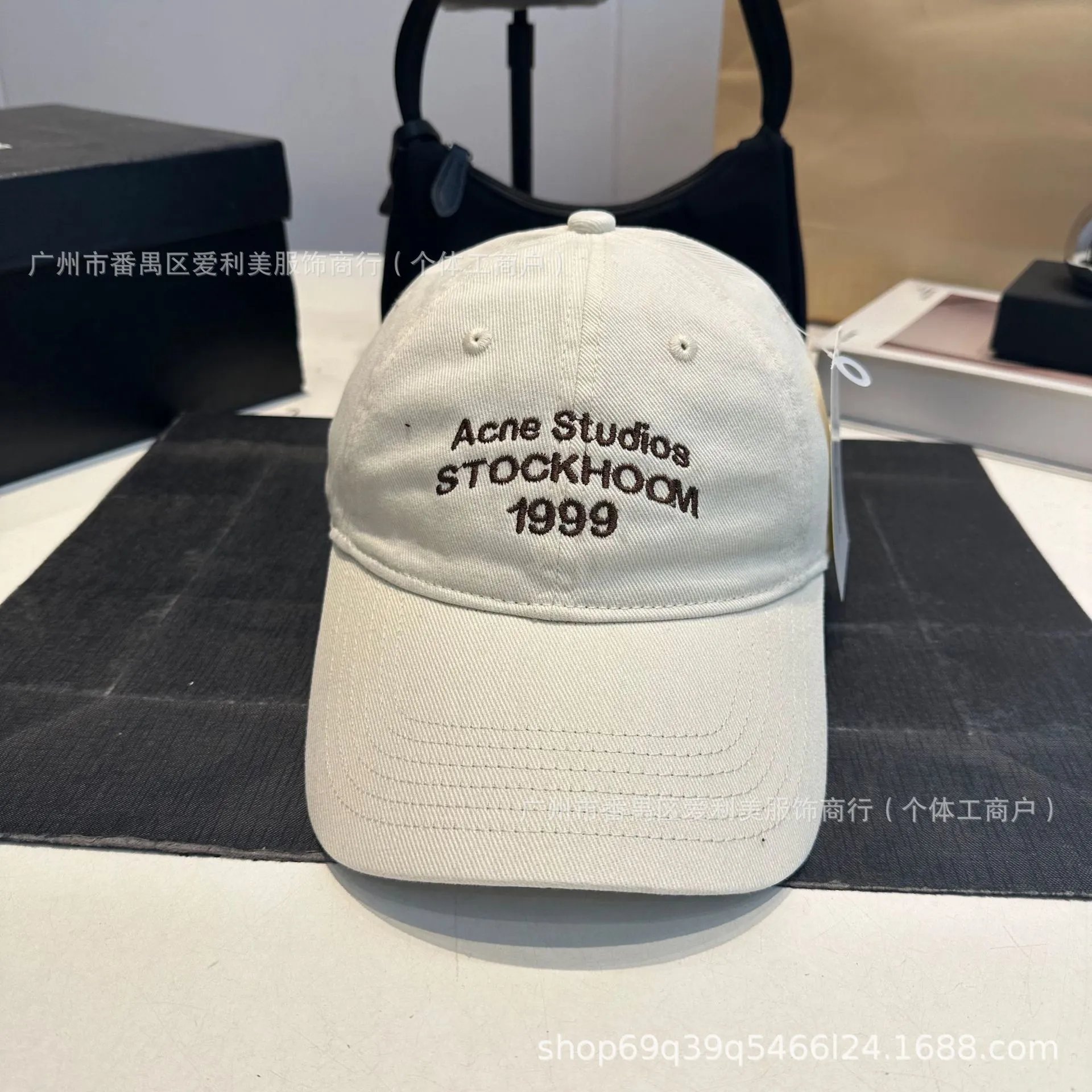 Acne Studios Stockholm 1999 Black Baseball Cap - 11