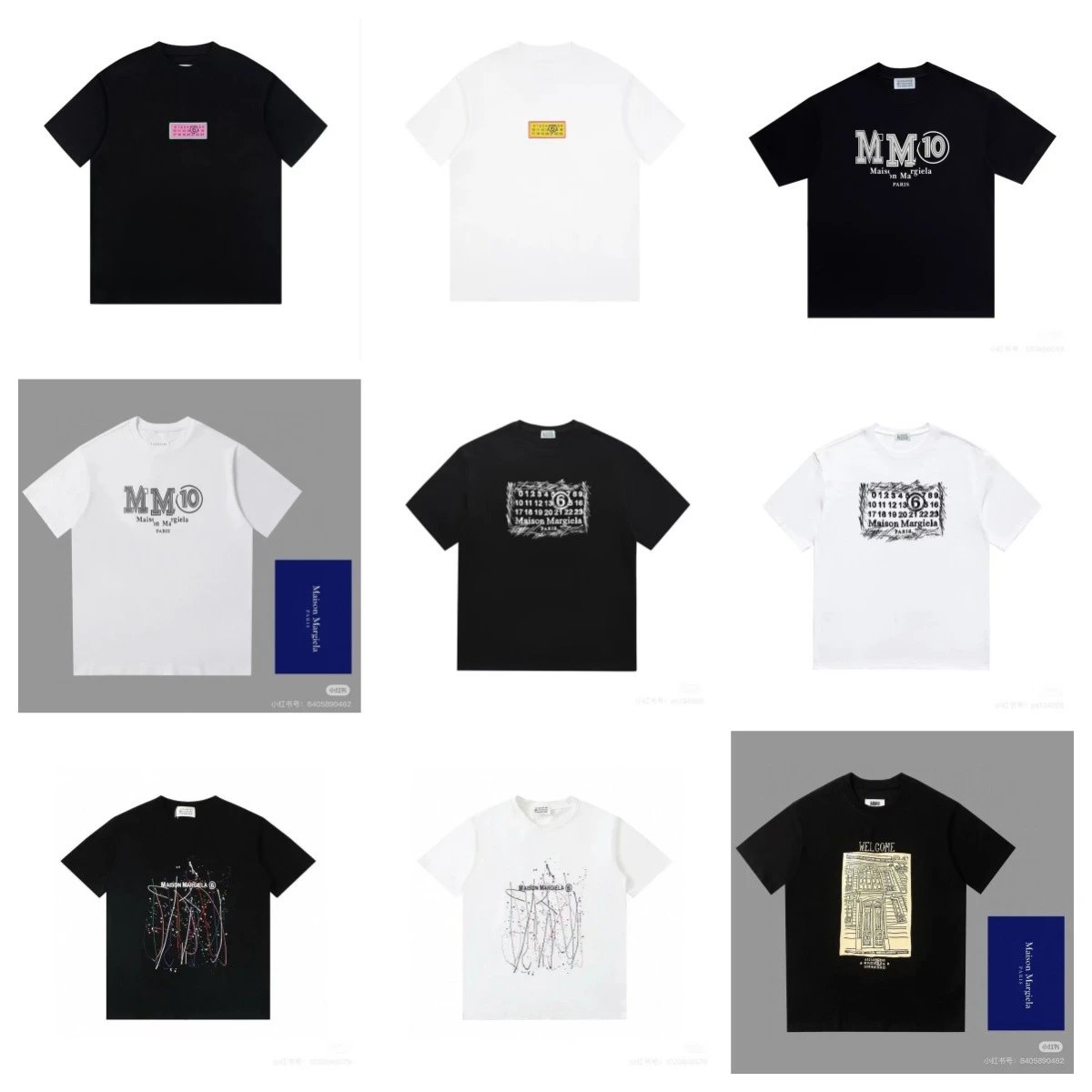 Maison Margiela Paint Splatter Graphic T-Shirt Black - 2