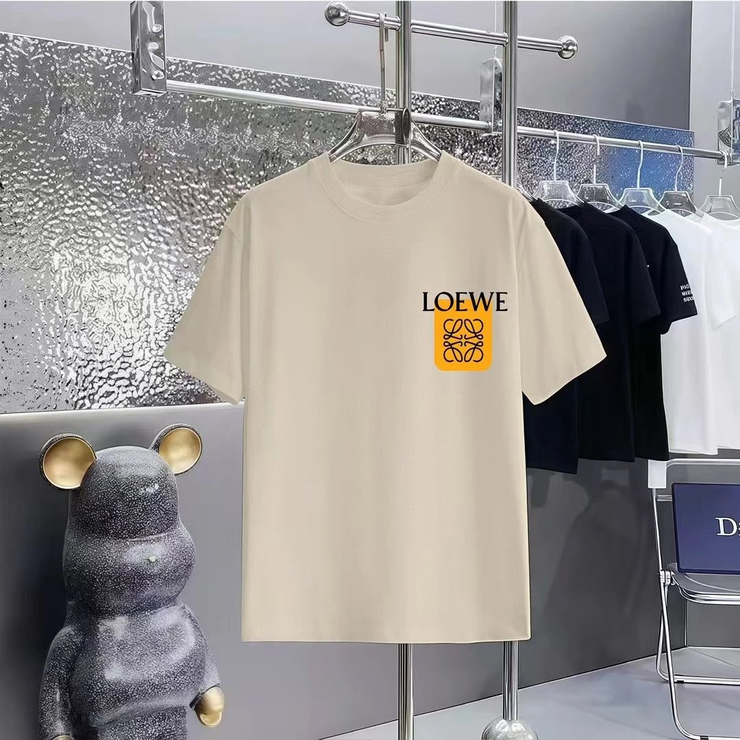 Loewe Puzzle Logo Print Black T-Shirt - 39