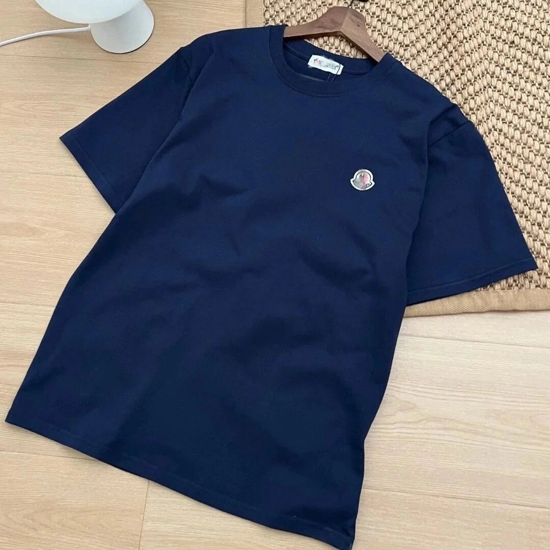 Moncler Logo Patch Black T-Shirt - 5