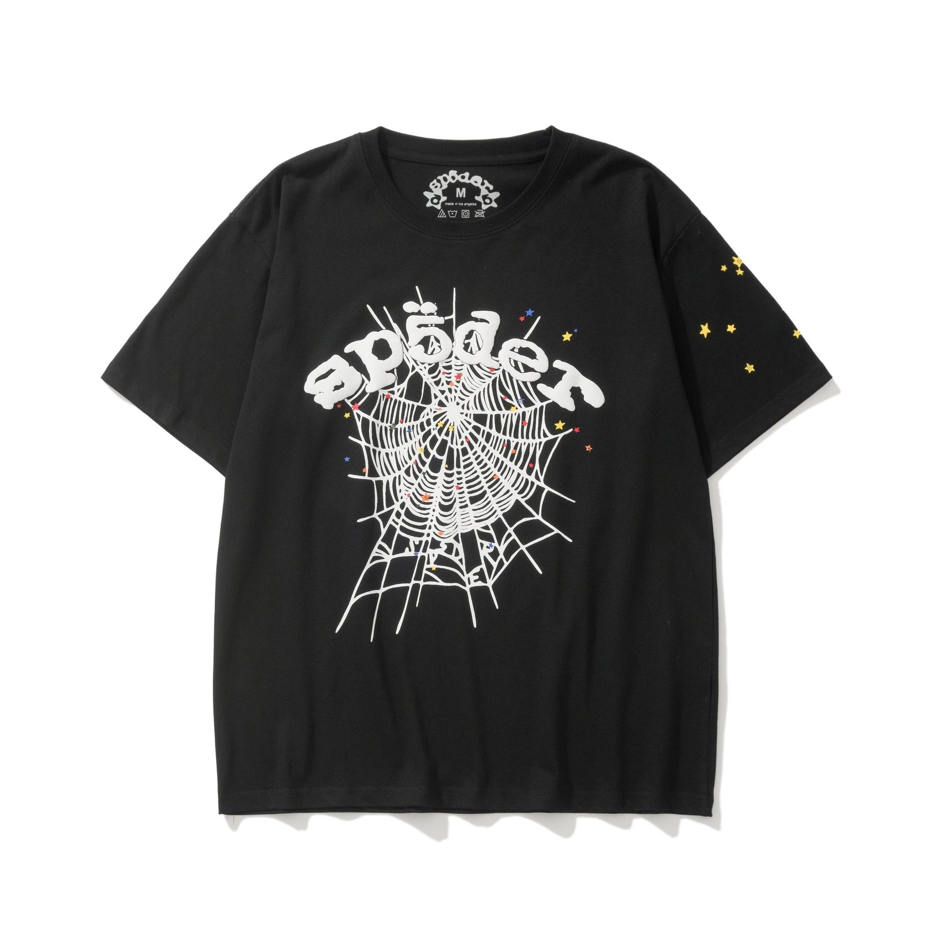 Spider! Spider Web 555 Graphic Black T-Shirt - 28