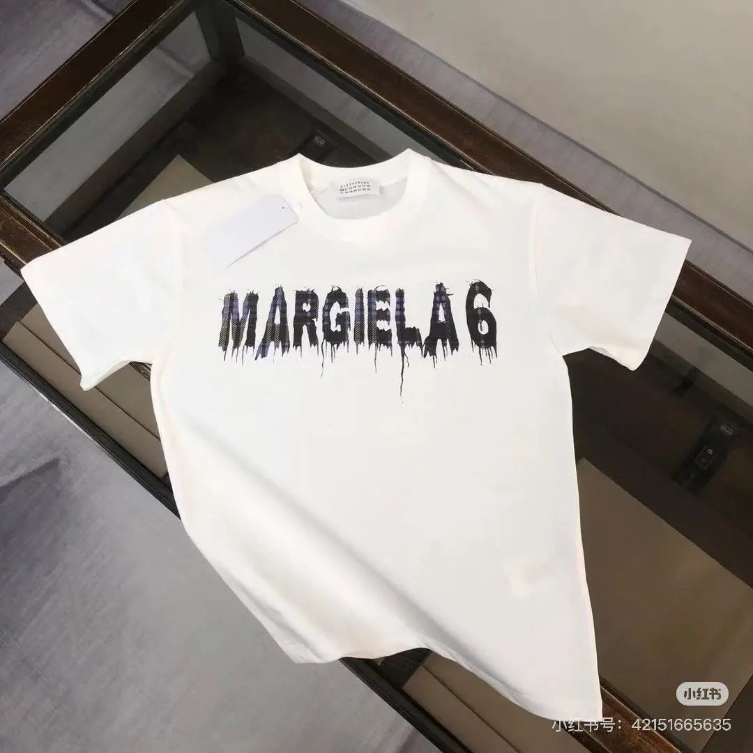 Maison Margiela Paint Splatter Graphic T-Shirt Black - 21