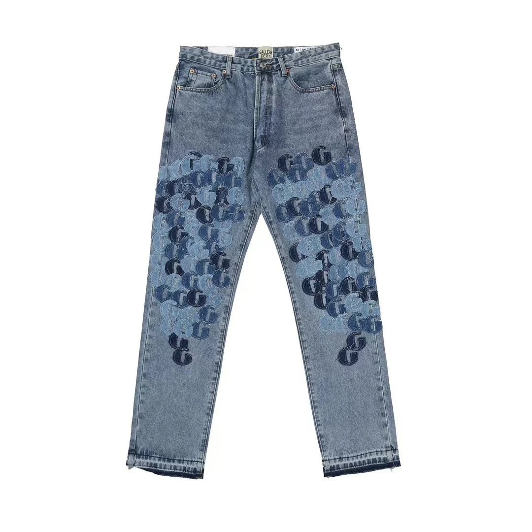 Gallery Dept. Jeans Distressed patchwork and paint-splatter designs image 2