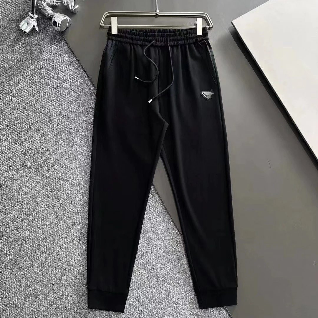 Prada Re-Nylon Joggers Black Sweatpants - 9