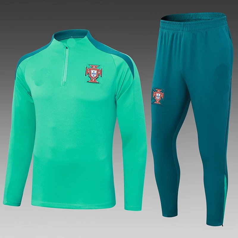 Juventus Training Tracksuit Navy Blue with Orange and Light Blue Accents - 47