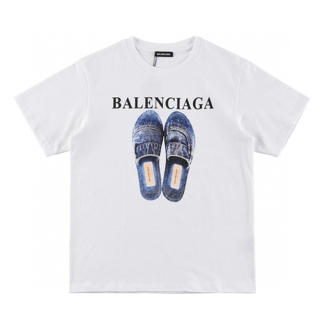 Balenciaga Provocative Text Print White T-Shirt - 3
