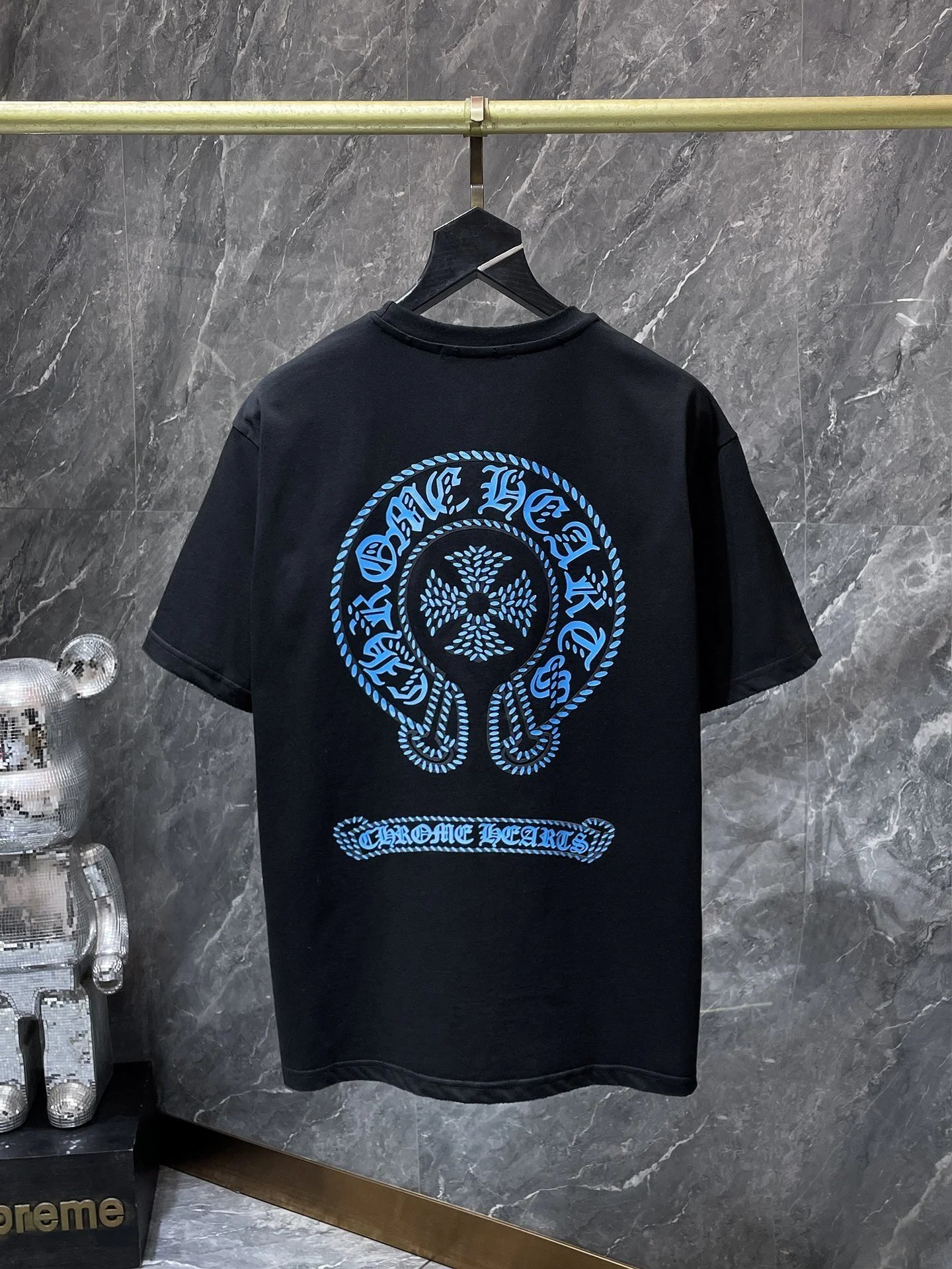 Chrome Hearts Rope Logo Black T-Shirt - 18