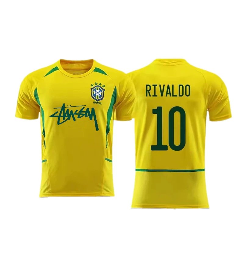 CBF Brazil National Team Ronaldinho #11 Yellow Jersey - 18