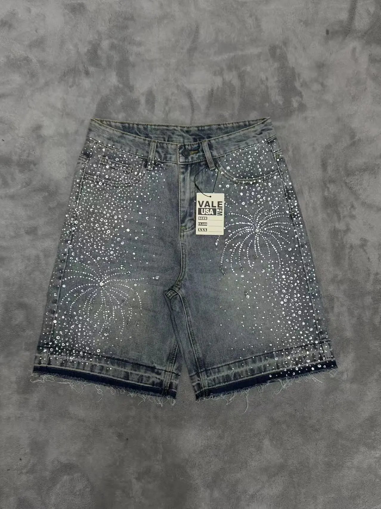 Design Distressed Paint-Splatter Patchwork Jeans - 5