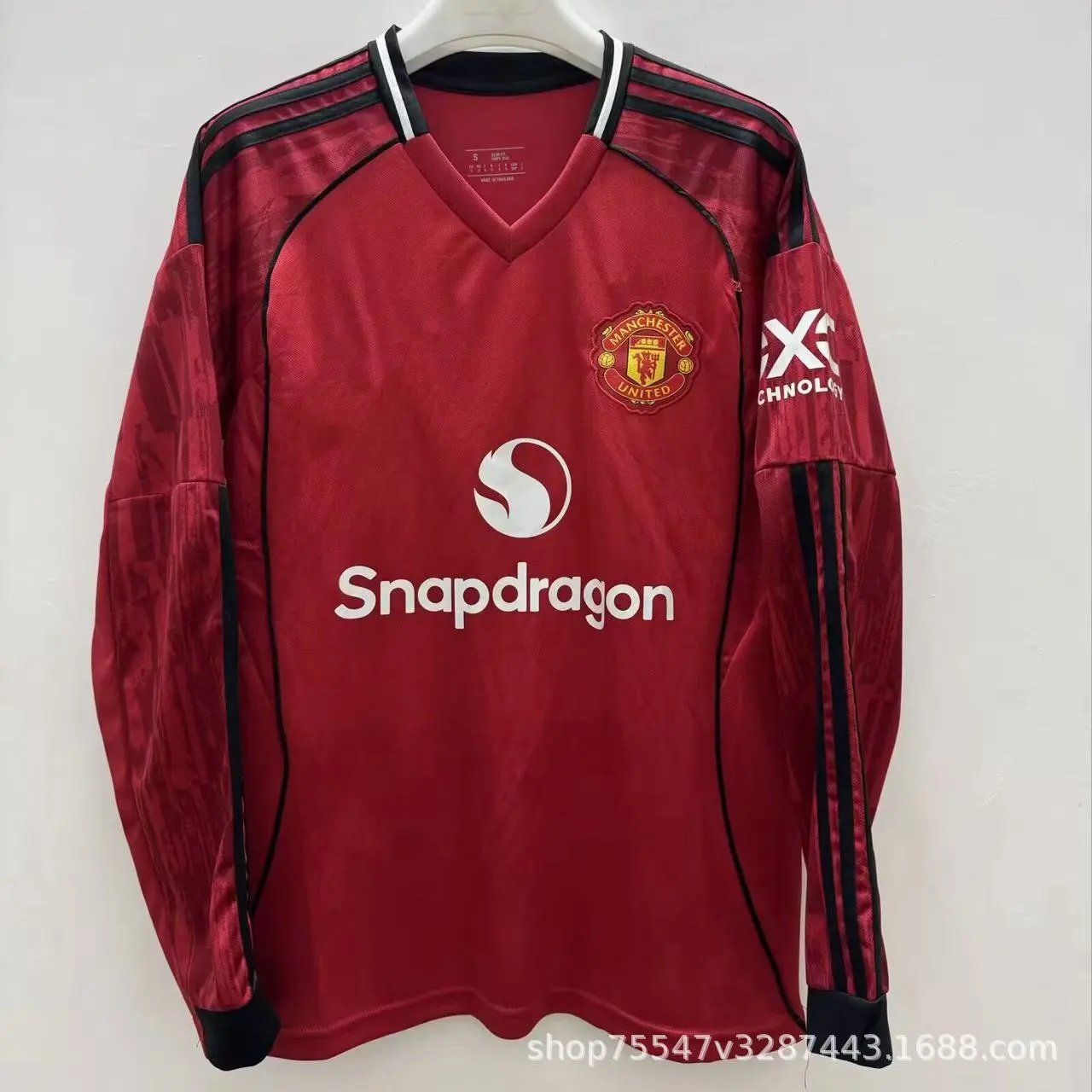 Real Madrid Training Jersey Navy with Emirates Sponsorship Long-Sleeve - 23