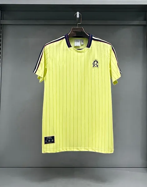 Adidas Originals x Club América Yellow Pinstripe Jersey - 1