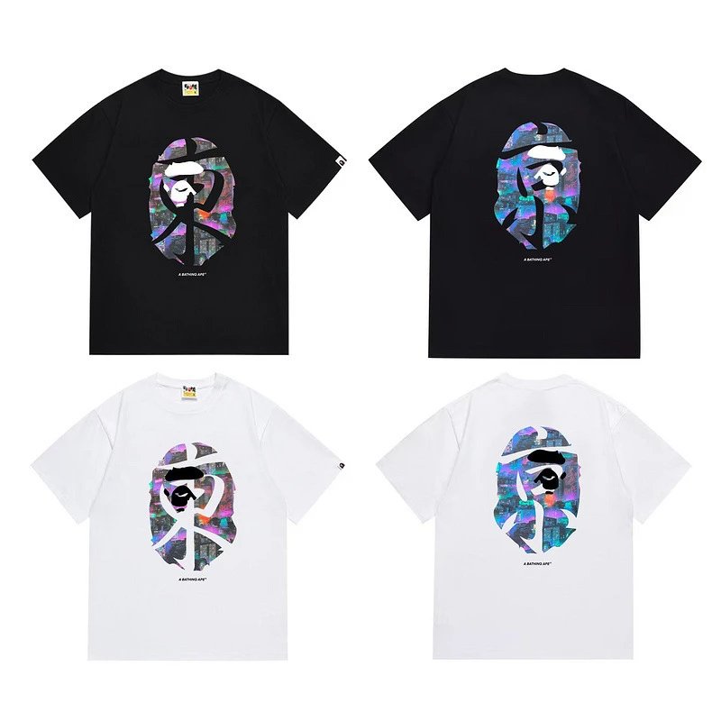 A Bathing Ape Classic Ape Head White T-Shirt - 16