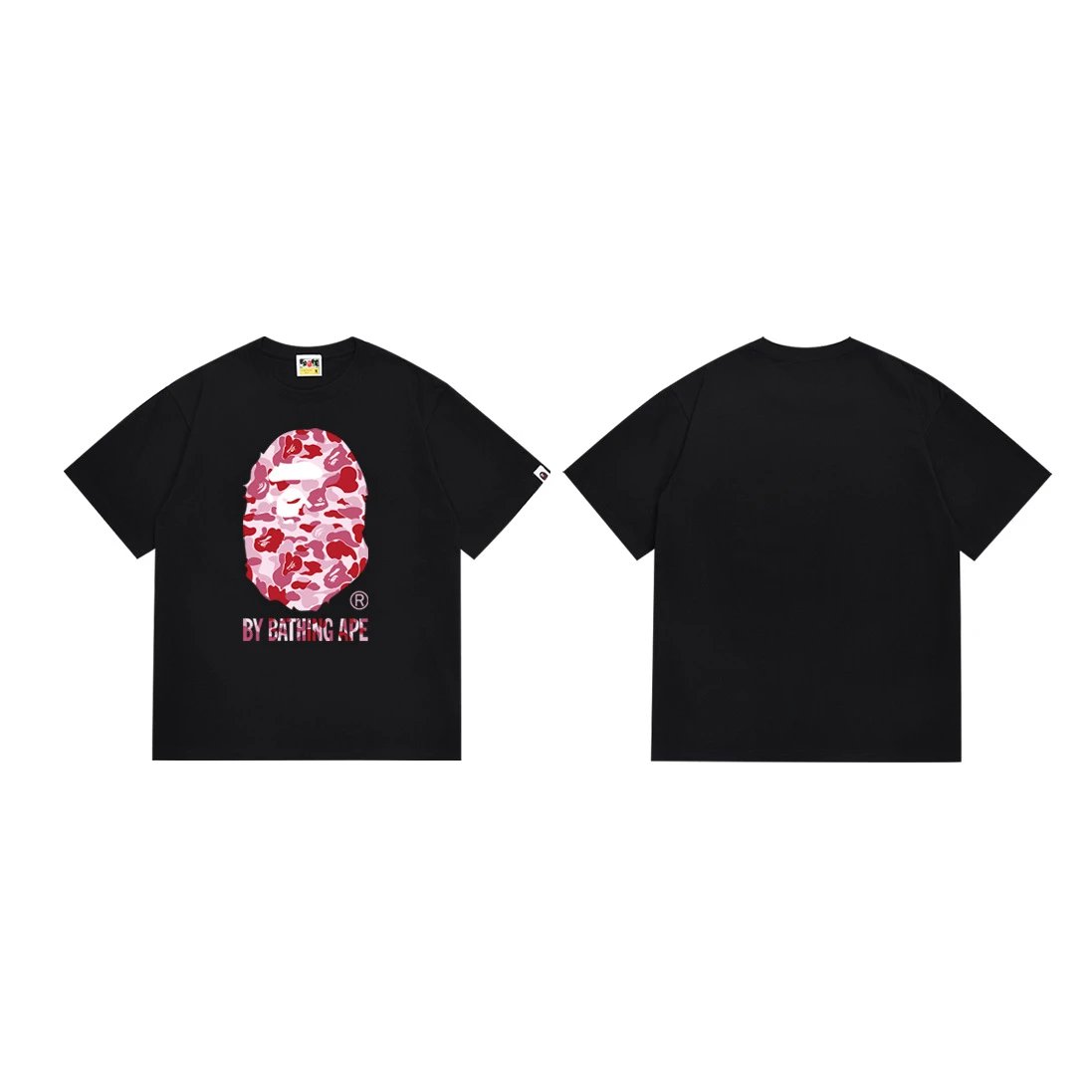 A BATHING APE T-Shirts Head Graphic Short-Sleeve T-Shirt image 4