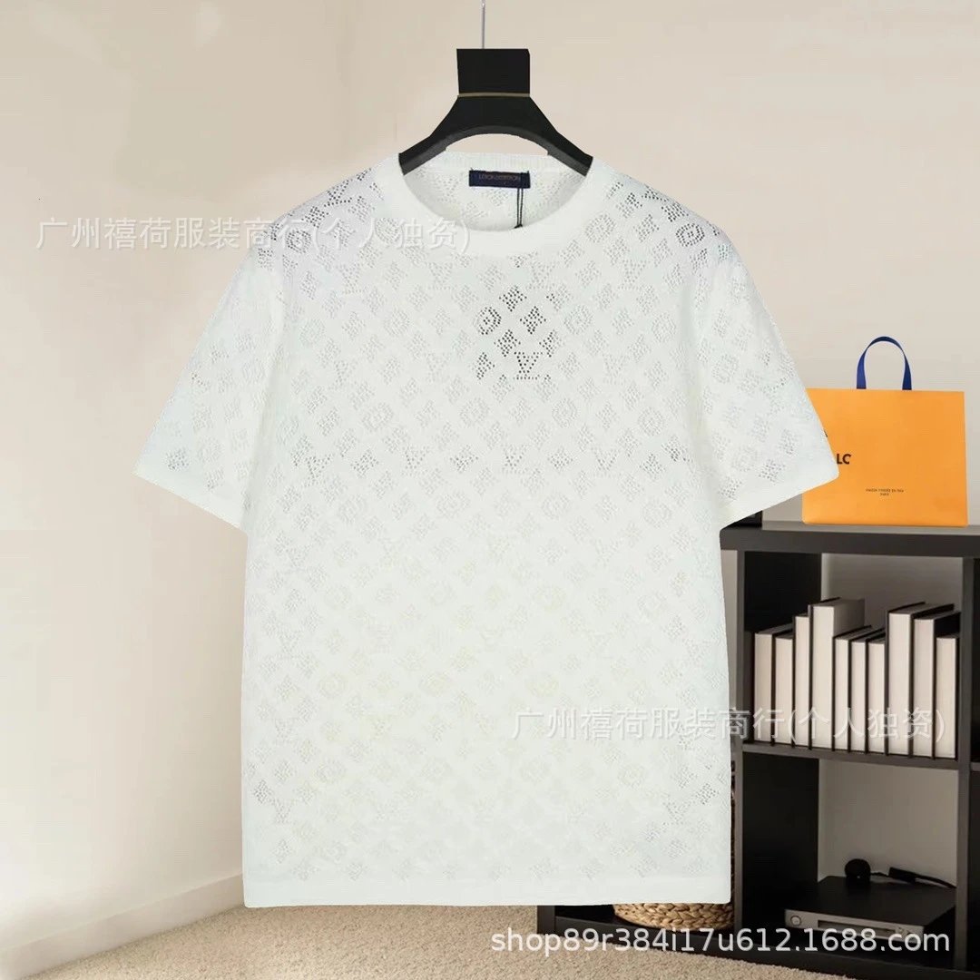 Design Abstract Face Print White T-Shirt - 2